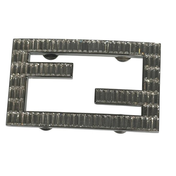 FENDI Rhinestone Bag Purse Charm Buckle Accessory - Picture 7 of 7